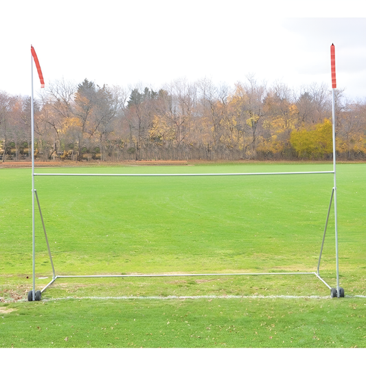Jaypro Portable Football/Soccer Practice H-Frame Goal – High School | Multi-Sport Training Frame with All-Steel Construction – PPG-4HS