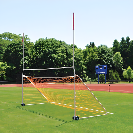 Jaypro Portable Practice Football/Soccer Combo Goal | Lightweight, Dual-Use Training Net (PCG‑800)