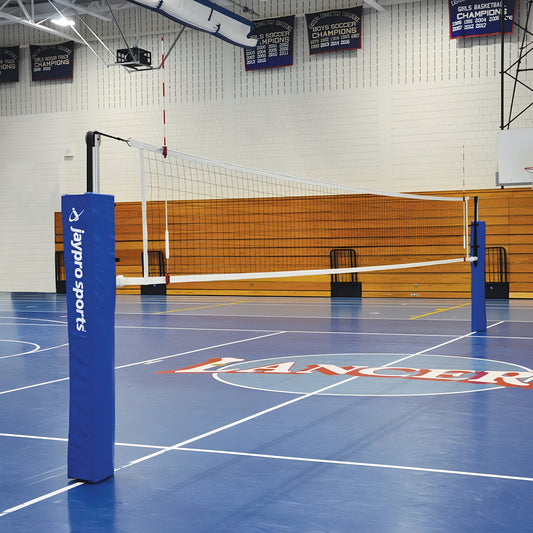 Jaypro PowerLite Volleyball Uprights | Lightweight, Adjustable Court System