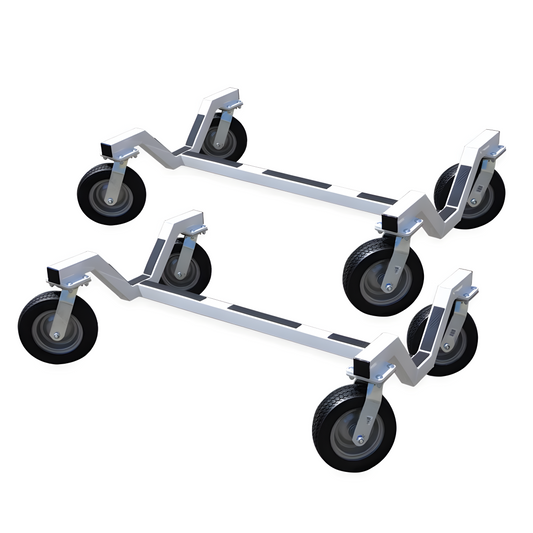 Jaypro Soccer Goal Carry Cart with Swivel Wheels – Set of 2 | Easy Transport for Full-Size Goals – SGT-24