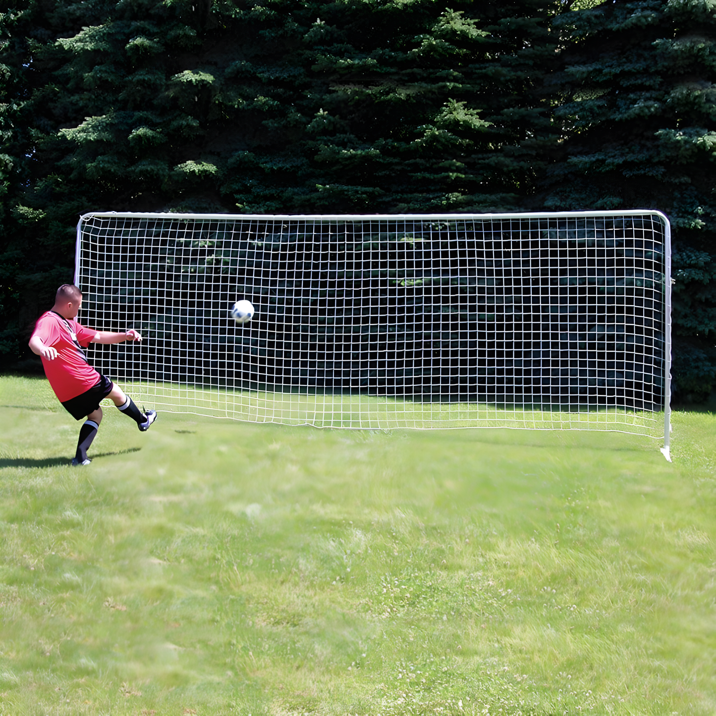 Jaypro Soccer Training Goal with Bag – Large 8'H x 24'W | Lightweight, Portable Match-Size Goal for Practice & Travel (STG-824)