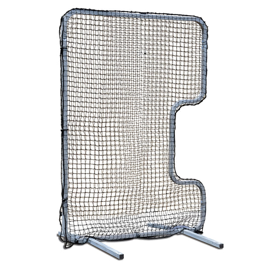 Jaypro Softball "C" Shape Screen – Classic (7' x 5') | Durable Field Protection for Pitchers & Coaches (CFSPC)