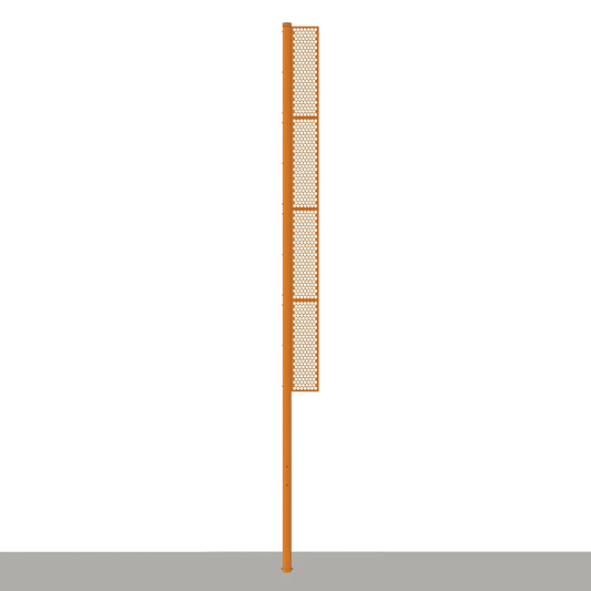 Jaypro Softball Foul Poles – Professional 30' | Ultra-Tall, High-Visibility Markers for Elite Field Performance (SBFP-30)