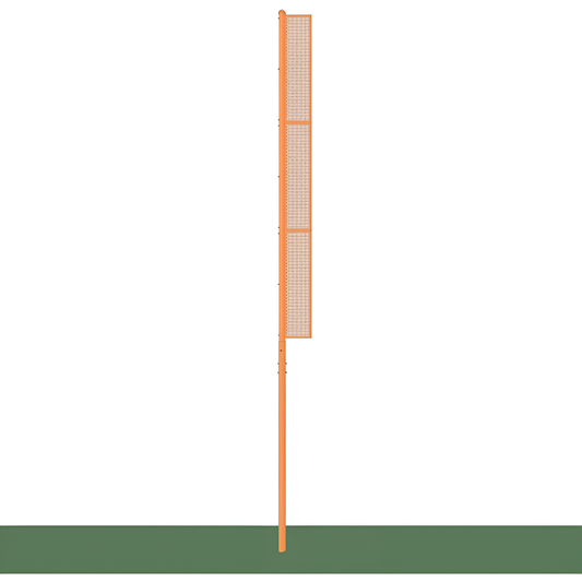 Jaypro Softball Foul Poles – 30' – Professional – Surface Mount – Yellow | Tall, Weatherproof, High-Visibility Field Marker (SBFP-30SM)