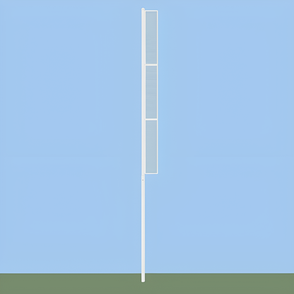 Jaypro Softball Foul Poles – 30' – Professional – Surface Mount – Yellow | Tall, Weatherproof, High-Visibility Field Marker (SBFP-30SM)