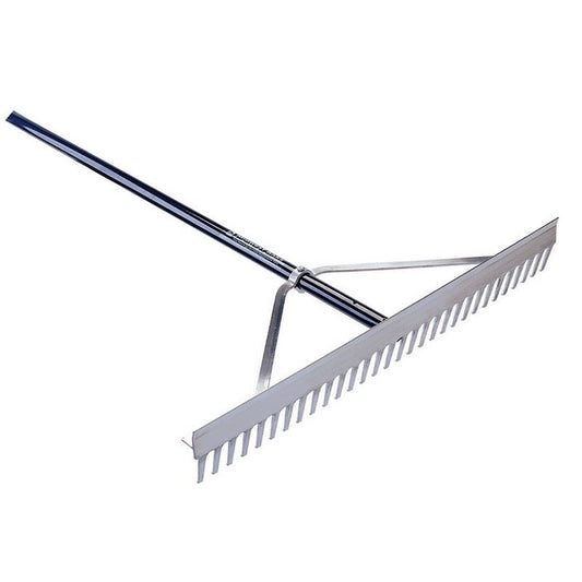 Jaypro Field Rake (36") | Heavy-Duty Infield Grooming Tool for Baseball & Softball Fields (FR-36)