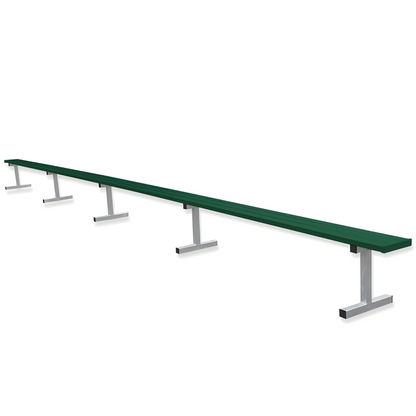 Jaypro Sports Outdoor Player Benches - Portable - Aluminum Team Bench - 27', Powder Coated (PB-95PC)