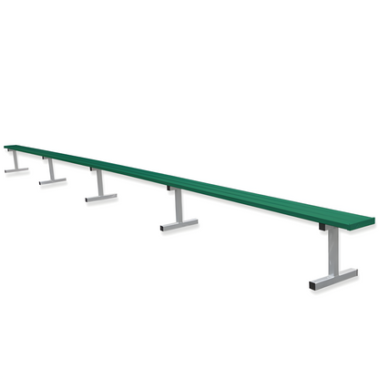 Jaypro Sports Outdoor Player Benches - Portable - Aluminum Team Bench - 27', Powder Coated (PB-95PC)