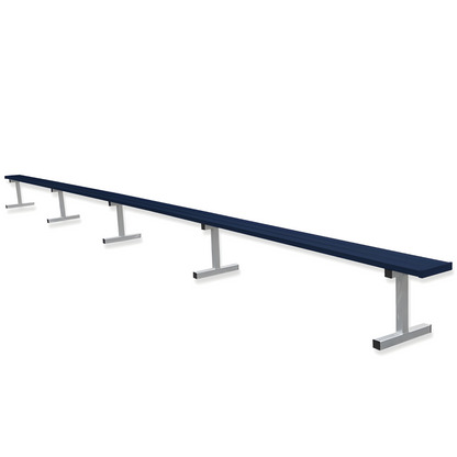 Jaypro Sports Outdoor Player Benches - Portable - Aluminum Team Bench - 27', Powder Coated (PB-95PC)
