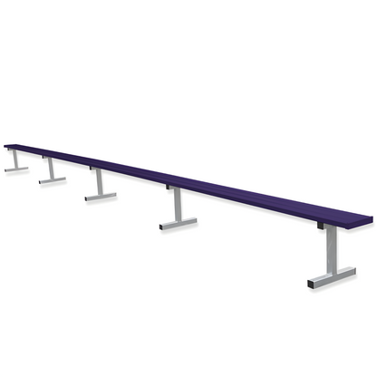 Jaypro Sports Outdoor Player Benches - Portable - Aluminum Team Bench - 27', Powder Coated (PB-95PC)