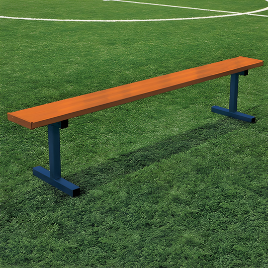Jaypro Sports Outdoor Player Benches - Portable - Aluminum Team Bench - 27', Powder Coated (PB-95PC)