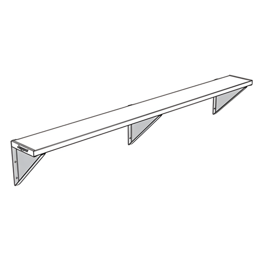 Jaypro Sports Outdoor Player Benches - Wall-Mounted - (PBW-75)