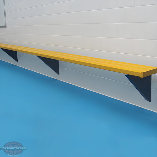 Jaypro Sports Outdoor Player Benches - Player Bench - Wall-Mounted - 7.5', Powder Coated (PBW-75PC) - JoySportStore