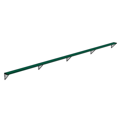 Jaypro Sports Outdoor Player Benches - Player Bench - Wall-Mounted - 27', Powder Coated (PBW-95PC)