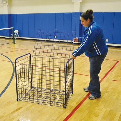 Jaypro ToteMaster Ball Cart – 25-Ball Capacity – Royal Blue (TE-2) - JoySportStore