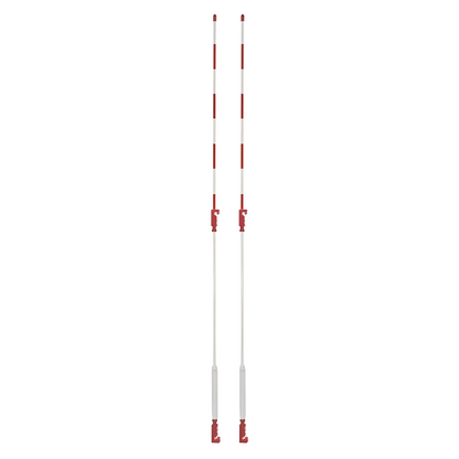 Jaypro T-Base Competition Volleyball Net System – FeatherLite Uprights with Pin-Stop Height Adjustment | Portable, Stable & Professional Setup