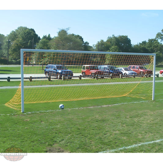 Jaypro Team Round Soccer Goals | Regulation Aluminum Match Goals with Rounded Frame Design (SGP-220) - JoySportStore
