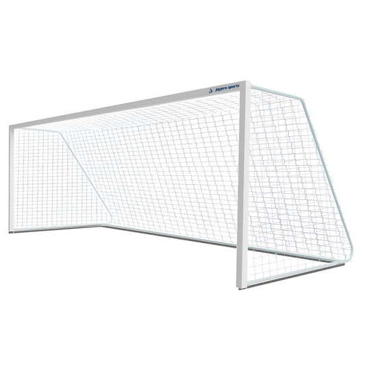 Jaypro Team Square Soccer Goals | Regulation Aluminum Frame Goals for Match Play (SGP-110)