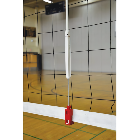 Jaypro Volleyball Net – 72 in. Universal Antennas | Regulation Net with High-Visibility Poles & Complete Rigging (VBA‑80)