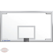 Jaypro Wall-Mounted Basketball Backstop – Stationary | Pro-Style Glass Backboard System for Gyms & Rec Facilities - JoySportStore