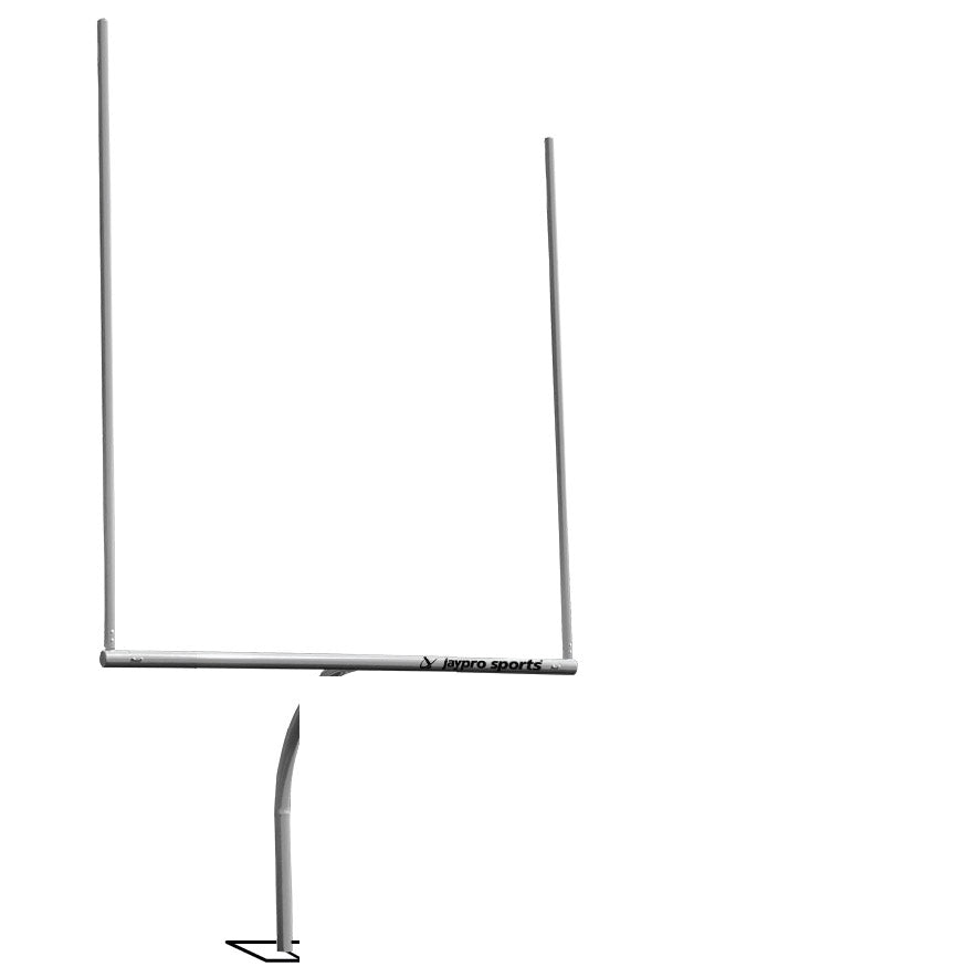 Jaypro Football Goal Posts - 6-5/8 in. Pole | 8 ft. Offset | 20 ft. Uprights | 18 ft.-6 in. Wide [C] | Leveling Plate - Max-1 Jaypro