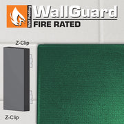 Jaypro Fire Rated Flat Safety Wall Padding - WallGuard  Fire Rated (2 ft. x 6 ft.) (Z-Clip Top & Bottom) Jaypro