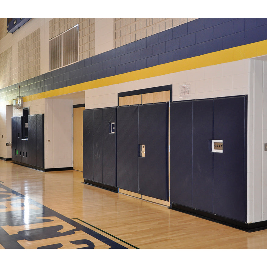 Jaypro Fire Rated/High Impact Flat Wall Padding - WallGuard  Fire/Impact Rated (2 ft. x 6 ft.) (1 in. Lip Top & Bottom)