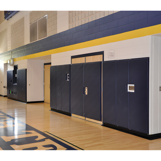 Jaypro Sports Wall Padding - WallGuard Fire/Impact Rated - 2' x 6', 1" Lip Top & Bottom (JWP-AI-26)