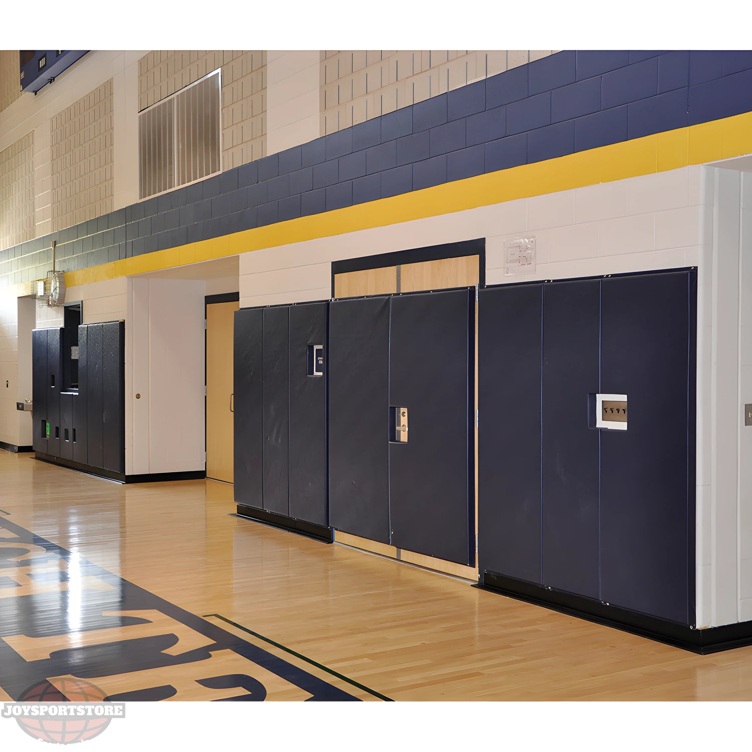 Jaypro Sports Wall Padding - WallGuard Impact Rated - 2' x 6', 1" Lip Top & Bottom (JWP-I-26) - JoySportStore