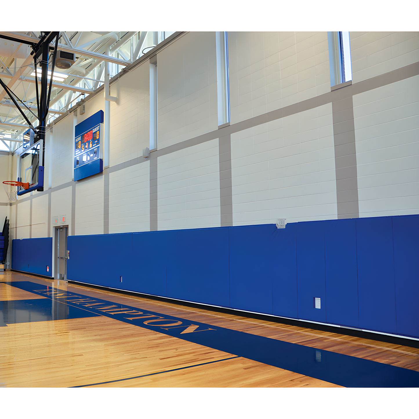 Jaypro Sports Wall Padding - WallGuard Impact Rated - 2' x 6', 1" Lip Top & Bottom (JWP-I-26)