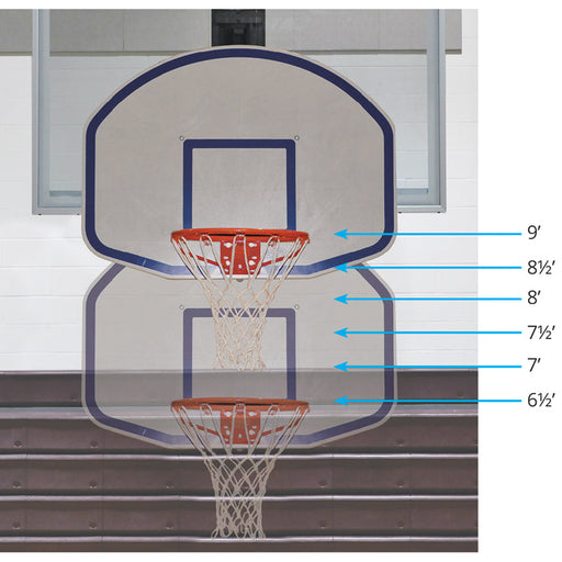 Jaypro Little Champ  Easy Adjust Backboard Adapter Package Jaypro