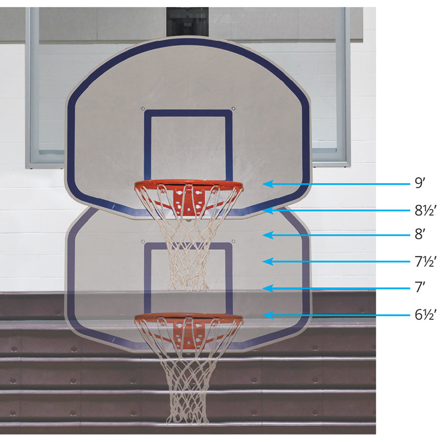 Jaypro Little Champ  Easy Adjust Backboard Adapter Jaypro