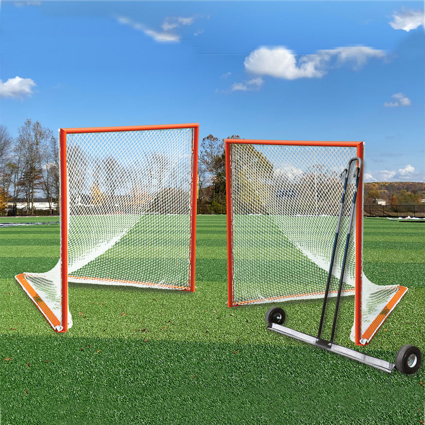 Jaypro Lacrosse Goal Package - Field  Professional (6 ft.W x 6 ft.H x 7 ft.D) Jaypro