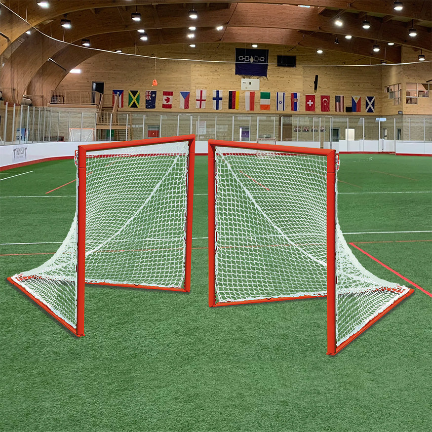 Jaypro Lacrosse Goal Package - Box Official (4 ft.W x 4 ft.H x 4 ft.D) Jaypro