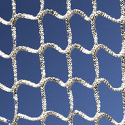 Jaypro Lacrosse - Replacement Box Net (6mm - 1-1/2 in. Sq. 6mm Mesh with Lacing Cord) (4 ft.W x 4 ft.H x 4 ft.D) (White) Jaypro