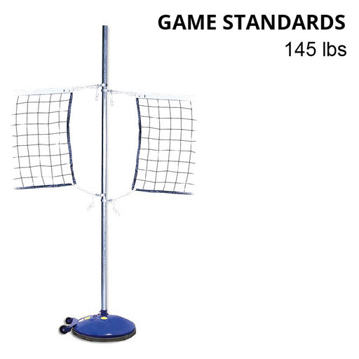 Jaypro Game Standard - Center Pole - Multi-purpose (145 Lbs. Base) (Royal Blue)