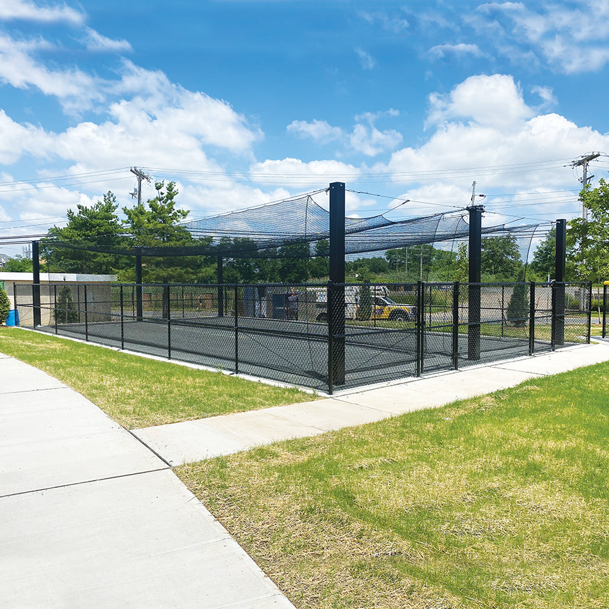 Jaypro Batting Tunnel Frame - Mega Outdoor - (55 ft.) - Stackable Tunnel Kit
