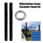 Jaypro Batting Tunnel Frame - Mega Outdoor - (55 ft.) - Stackable Tunnel Kit