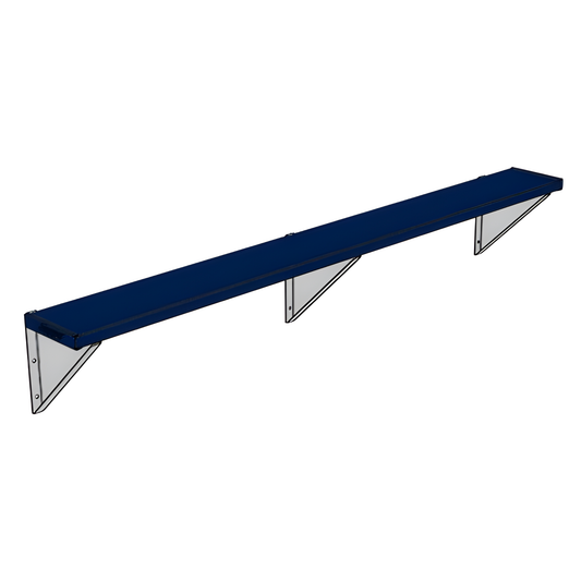 Jaypro Sports Outdoor Player Benches - Wall-Mounted - Powder Coated (PBW-75PC)