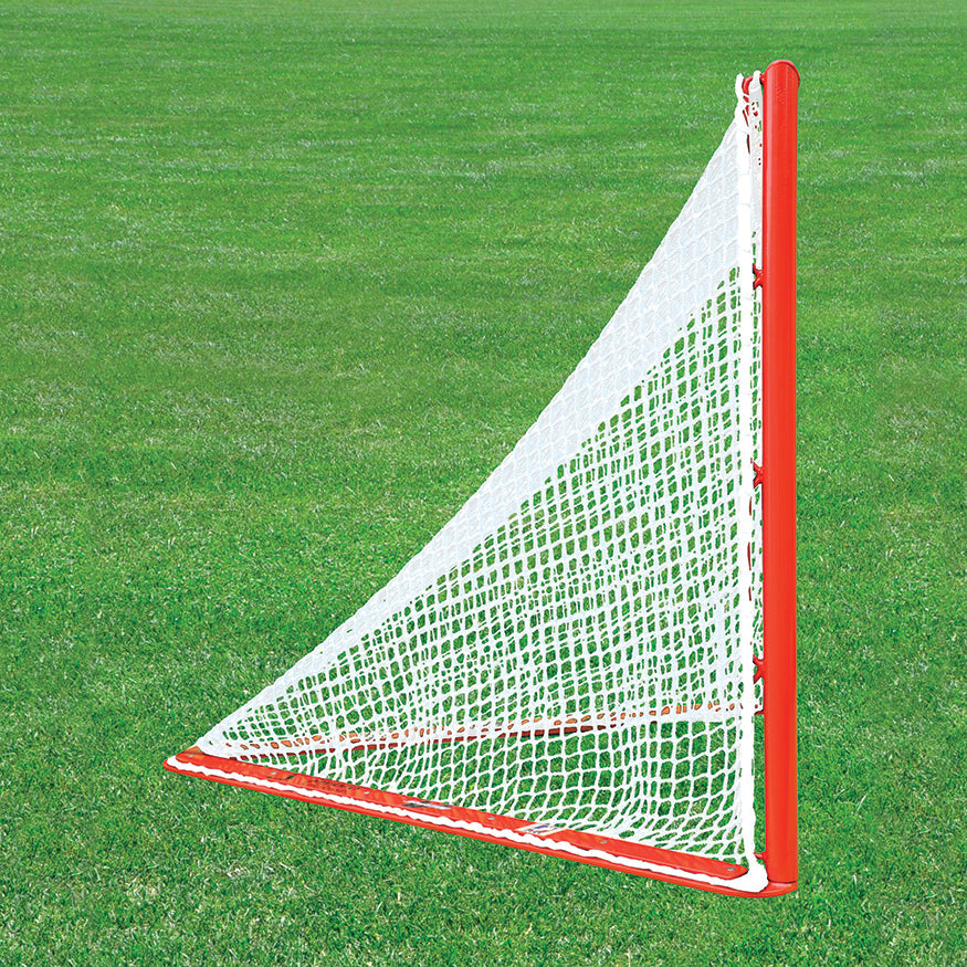 Jaypro Box Lacrosse Replacement Net - NETX1  - (7mm) Seamless One-Piece Lacrosse Net (4 ft.H x 4 ft.W x 4 ft.D) (White) Jaypro