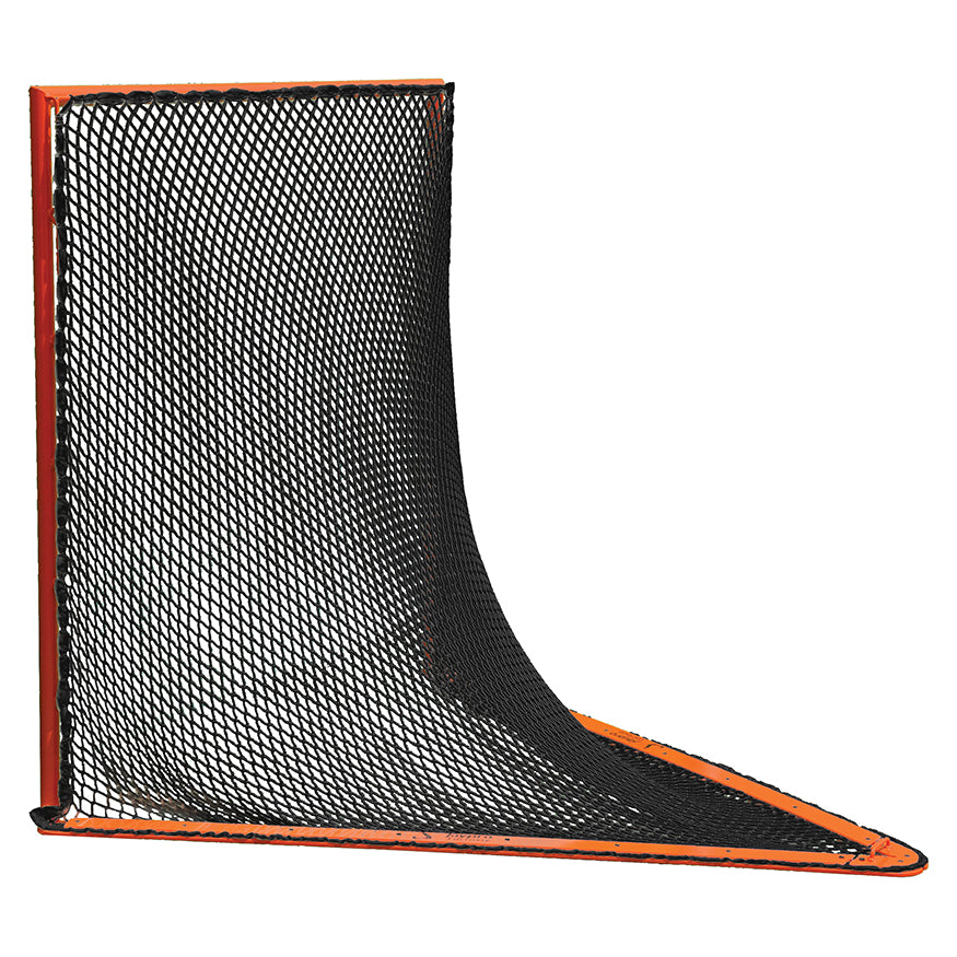 Jaypro Field Lacrosse  Replacement Net - NETX1  - (7mm) Seamless One-Piece Lacrosse Net (6 ft.H x 6W x 7 ft.D) (Black) Jaypro