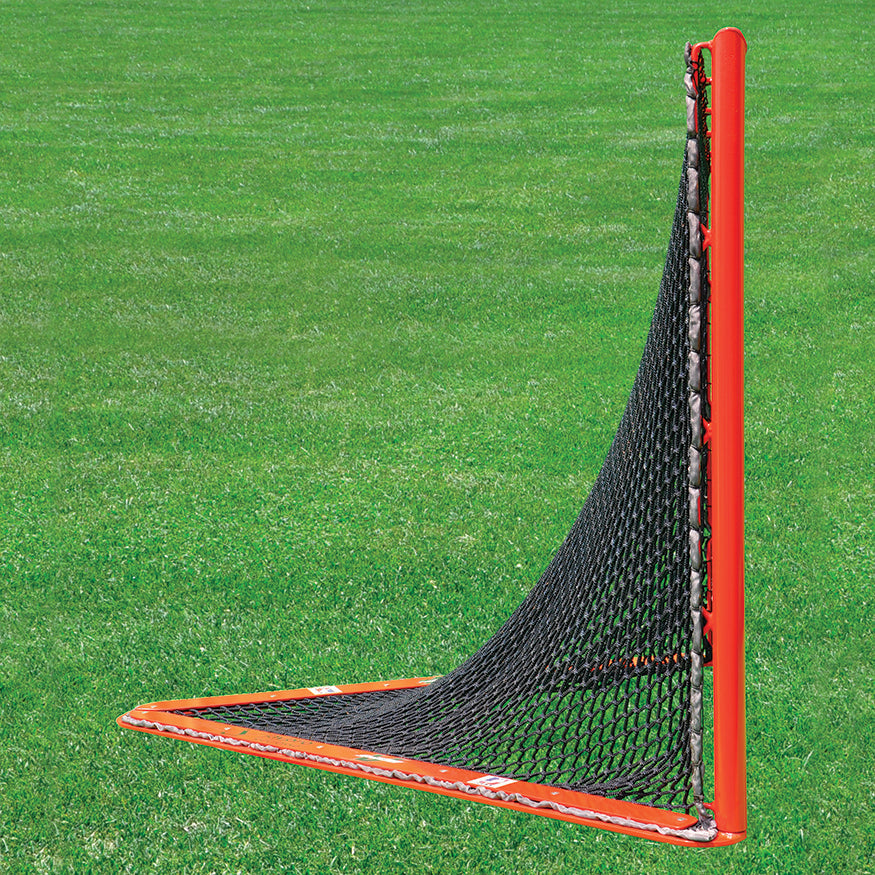 Jaypro Field Lacrosse  Replacement Net - NETX1  - (7mm) Seamless One-Piece Lacrosse Net (6 ft.H x 6W x 7 ft.D) (Black) Jaypro