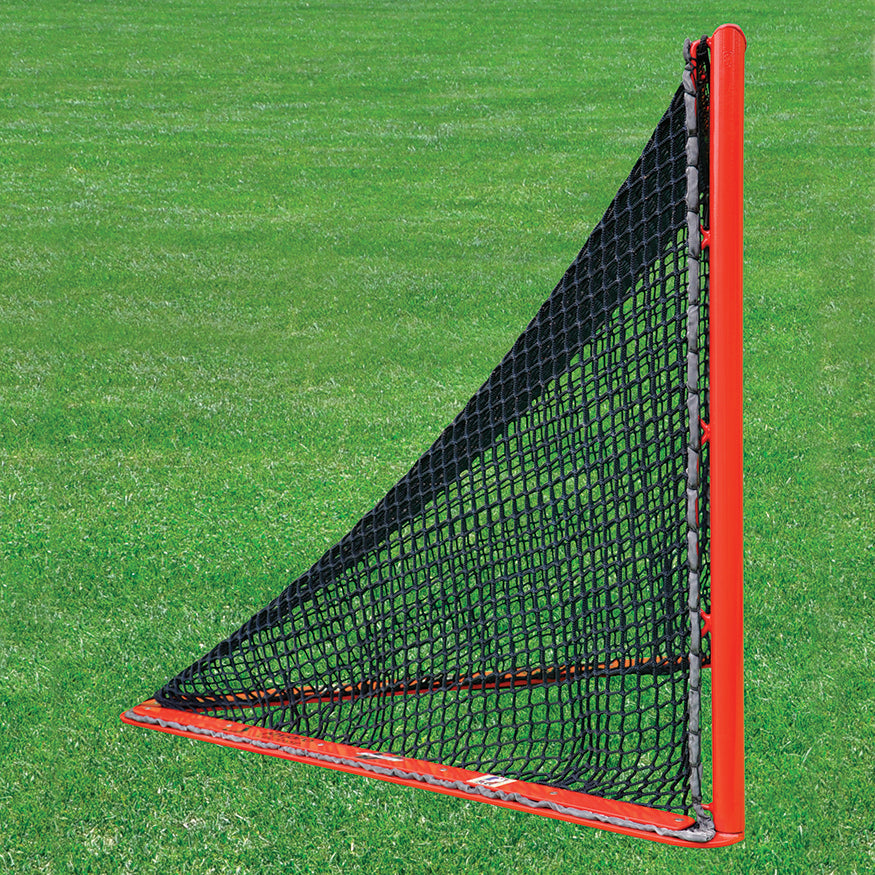 Jaypro Field Lacrosse  Replacement Net - NETX1  - (7mm) Seamless One-Piece Lacrosse Net (6 ft.H x 6W x 7 ft.D) (Black) Jaypro