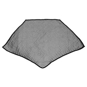 Jaypro Field Lacrosse  Replacement Net - NETX1  - (7mm) Seamless One-Piece Lacrosse Net (6 ft.H x 6W x 7 ft.D) (Black) Jaypro