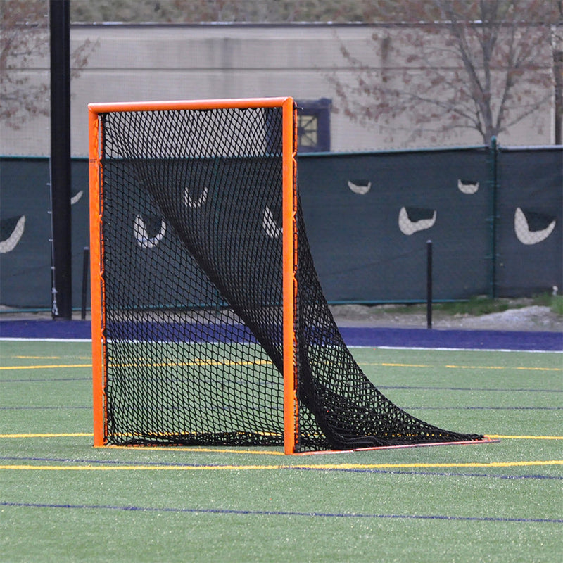 Jaypro Field Lacrosse  Replacement Net - NETX1  - (7mm) Seamless One-Piece Lacrosse Net (6 ft.H x 6W x 7 ft.D) (Black) Jaypro