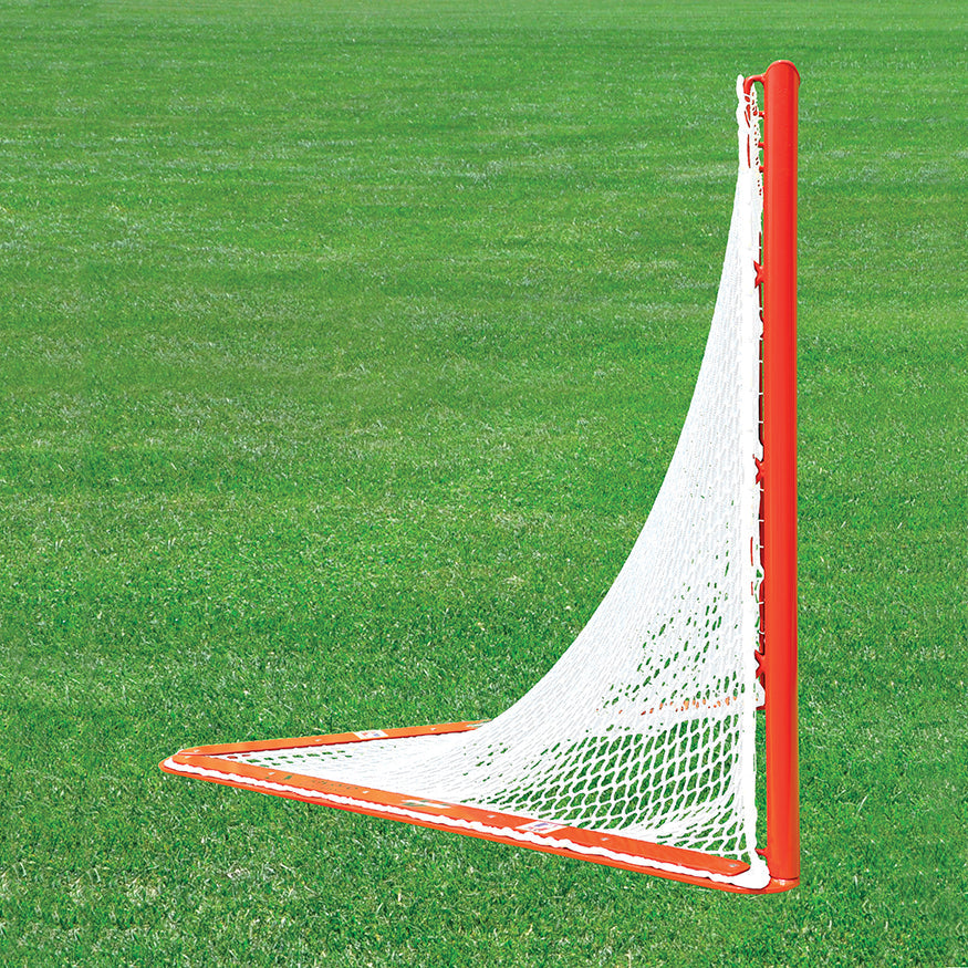 Jaypro Box Lacrosse Replacement Net - NetX1  - (7mm) Seamless One-Piece Lacrosse Net (4 ft.H x 4 ft.9 in.W x 4 ft.6 in.D) (White) Jaypro