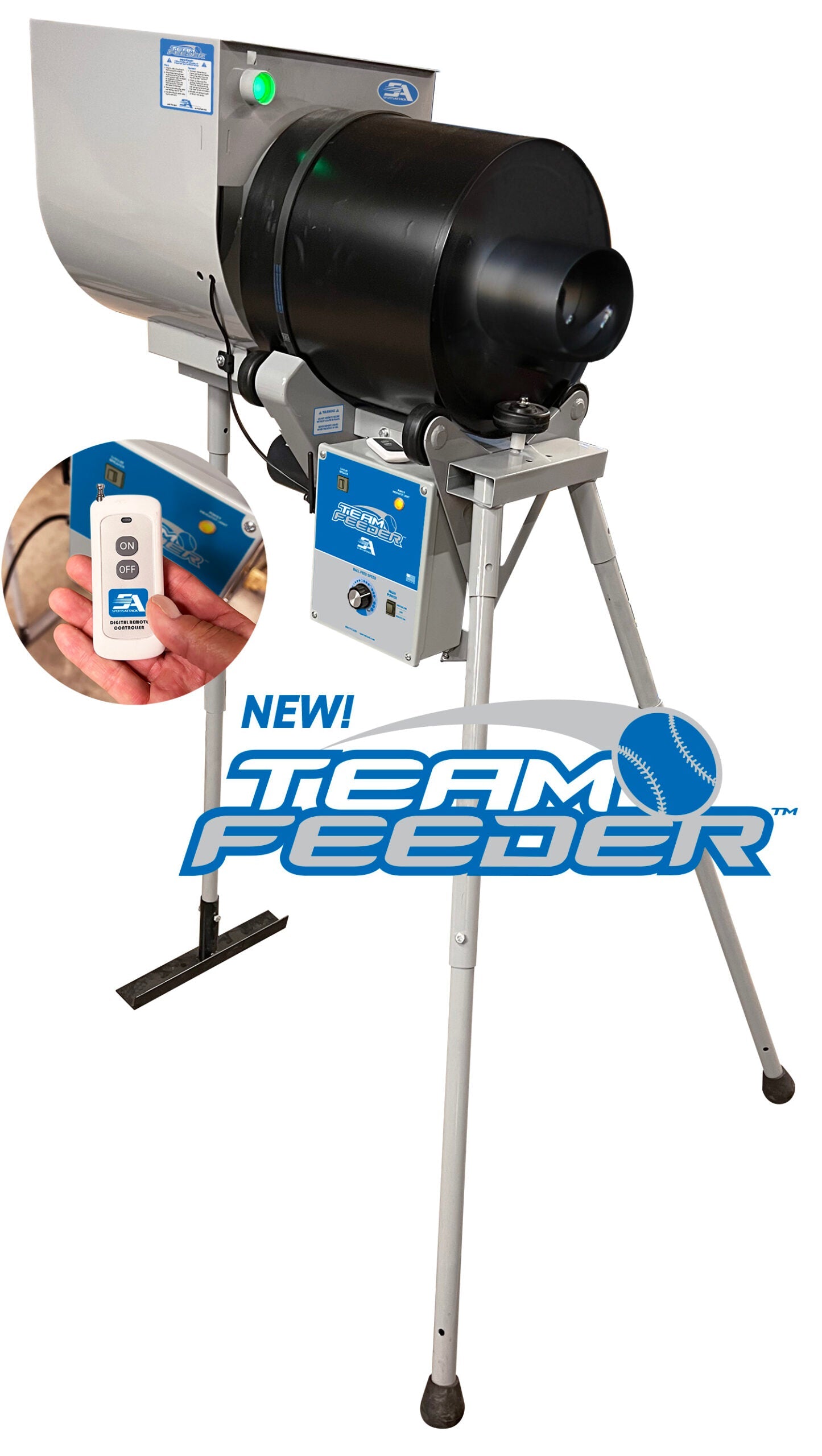 Sports Attack – Hack Baseball Pitching Machine & Team Feeder Bundle Sports Attack