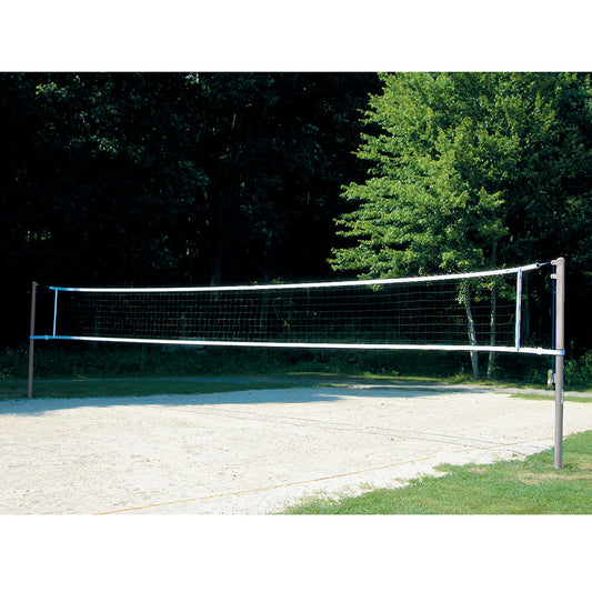 Jaypro Outdoor Competition Volleyball Uprights - (3-1/2 in.) (Round Pole) Jaypro