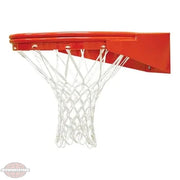 Jaypro orange basketball rim with white net for outdoor basketball hoop system