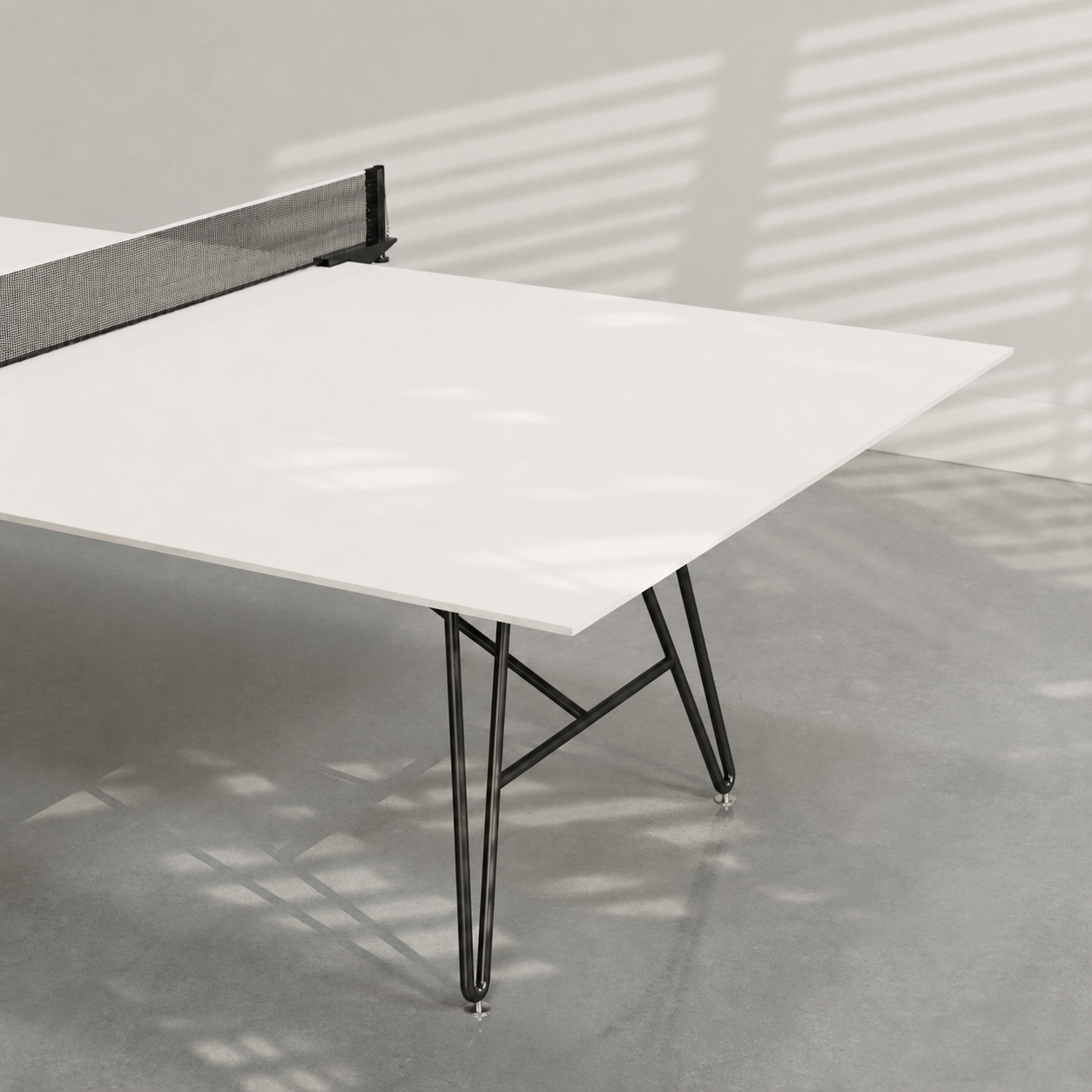 District Mills Outdoor Clip Leg Ping Pong Table